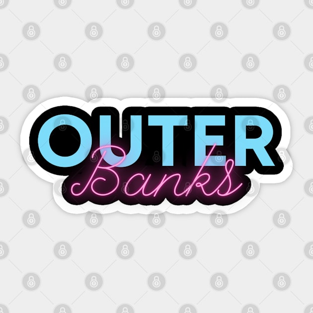 Outer Banks Nc Sticker by Risset